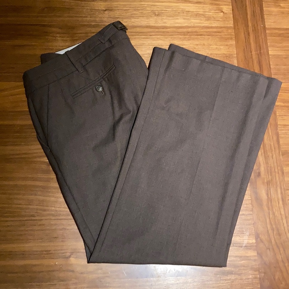 Loft Marisa pants in warm gray, 12P